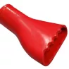 Embout raclant rouge, diamètre 50.