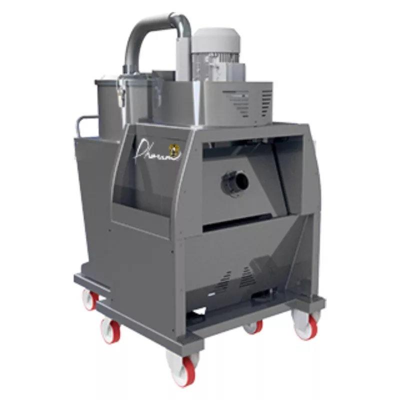 Benne aspirante avec grande capacité de 400 litres