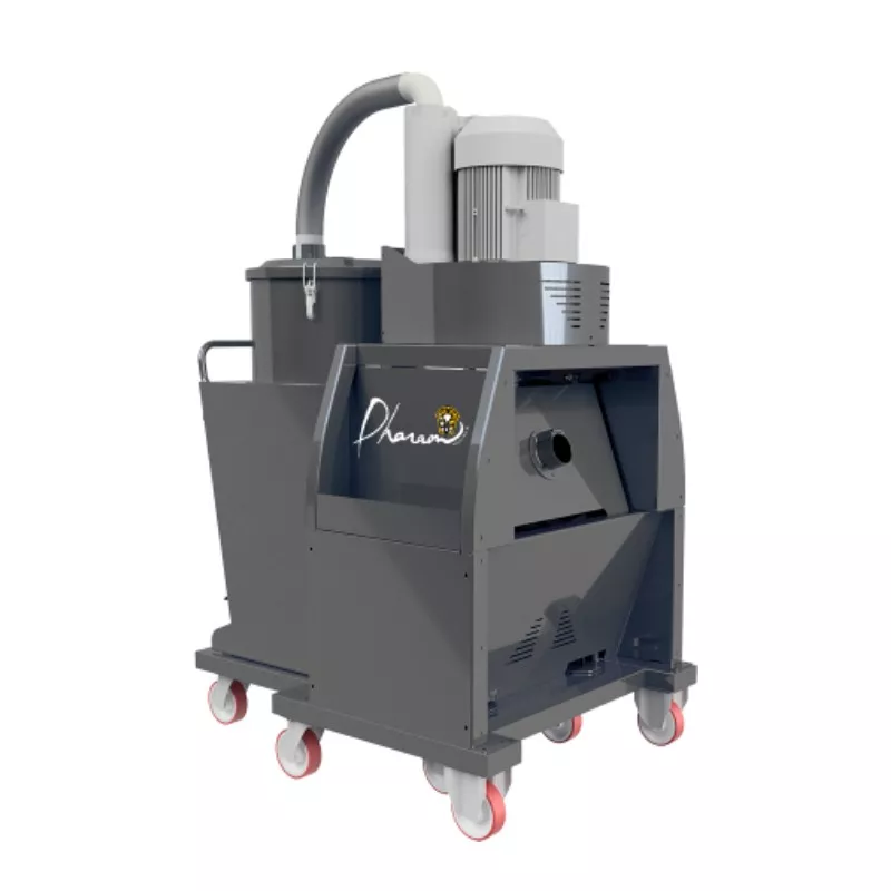 Benne aspirante avec grande capacité de 400 litres